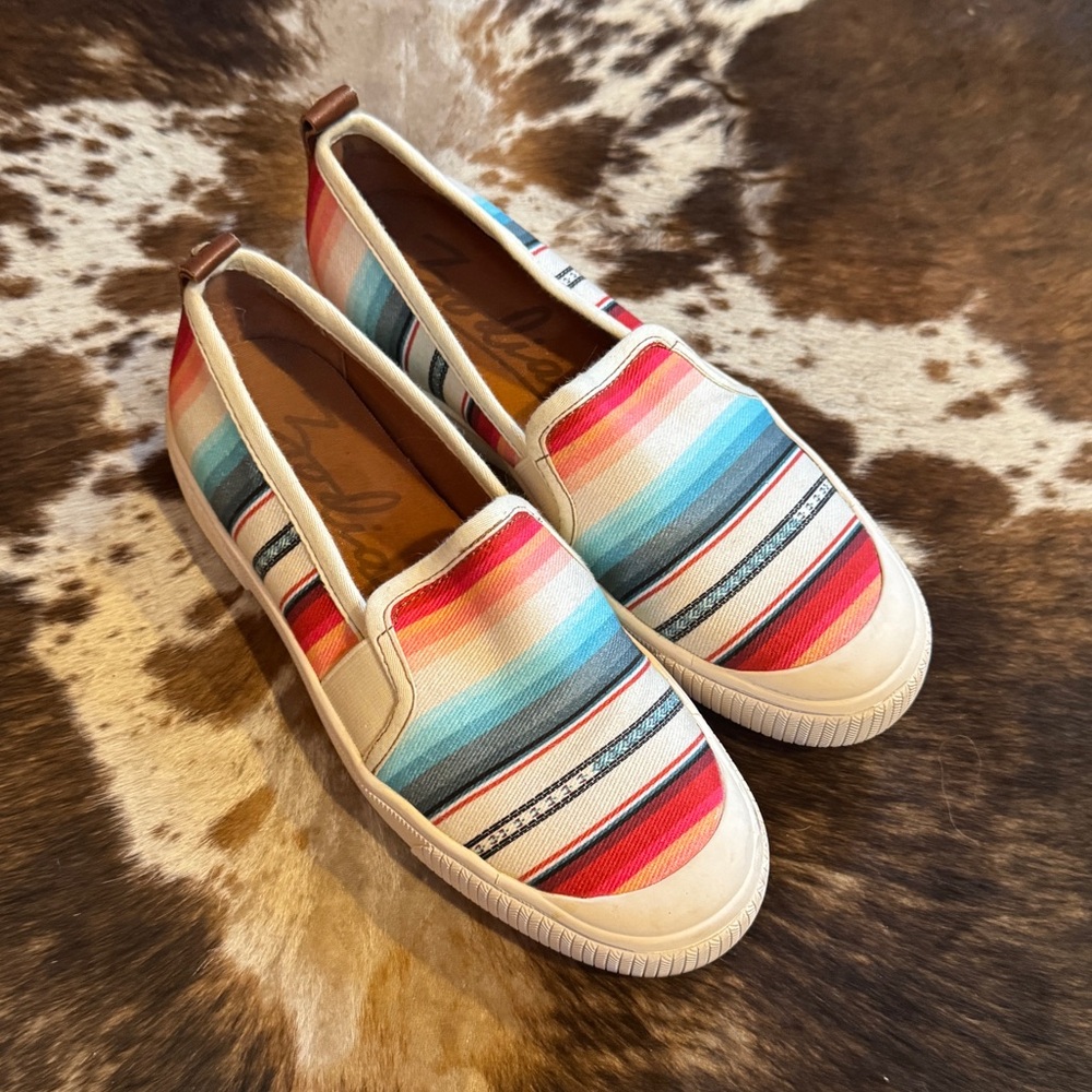 Zodiac Serape Slip-On Shoes